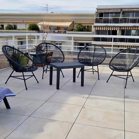 Juan 4 Prs, Clim, 300m Plage, Piscine, Parking Антіб