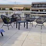 Juan 4 Prs, Clim, 300m Plage, Piscine, Parking אנטיב
