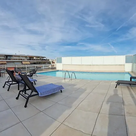 Juan 4 Prs, Clim, 300m Plage, Piscine, Parking אנטיב