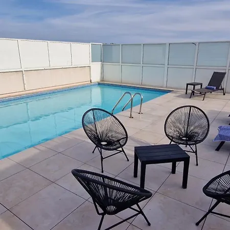 Juan 4 Prs, Clim, 300m Plage, Piscine, Parking Appartamento
