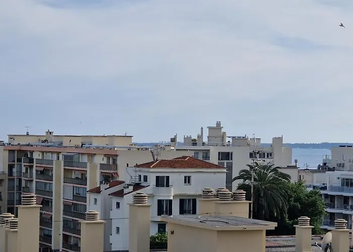 Juan 4 Prs, Clim, 300m Plage, Piscine, Parking Apartment Antibes