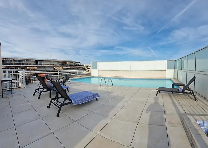 Juan 4 Prs, Clim, 300m Plage, Piscine, Parking Antibes